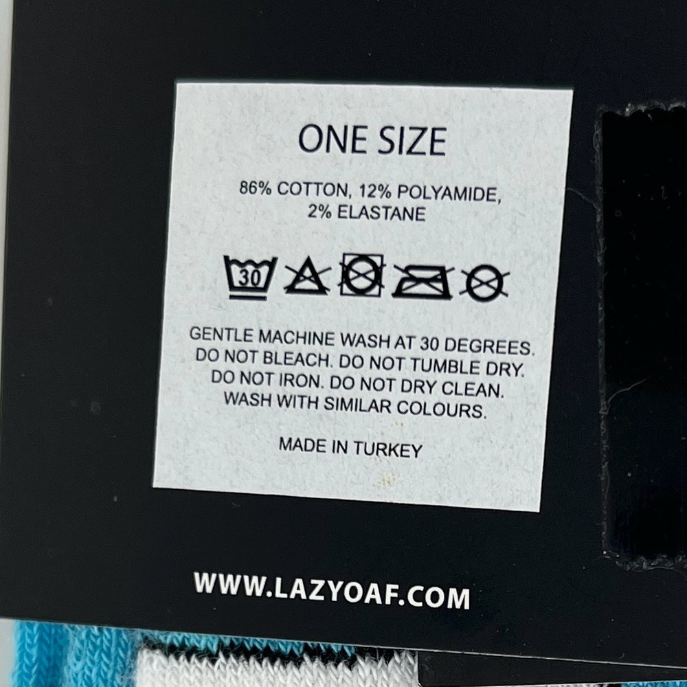 Lazy Oaf On Cloud Nine Socks - NWT sz One Size - Picture 6 of 6